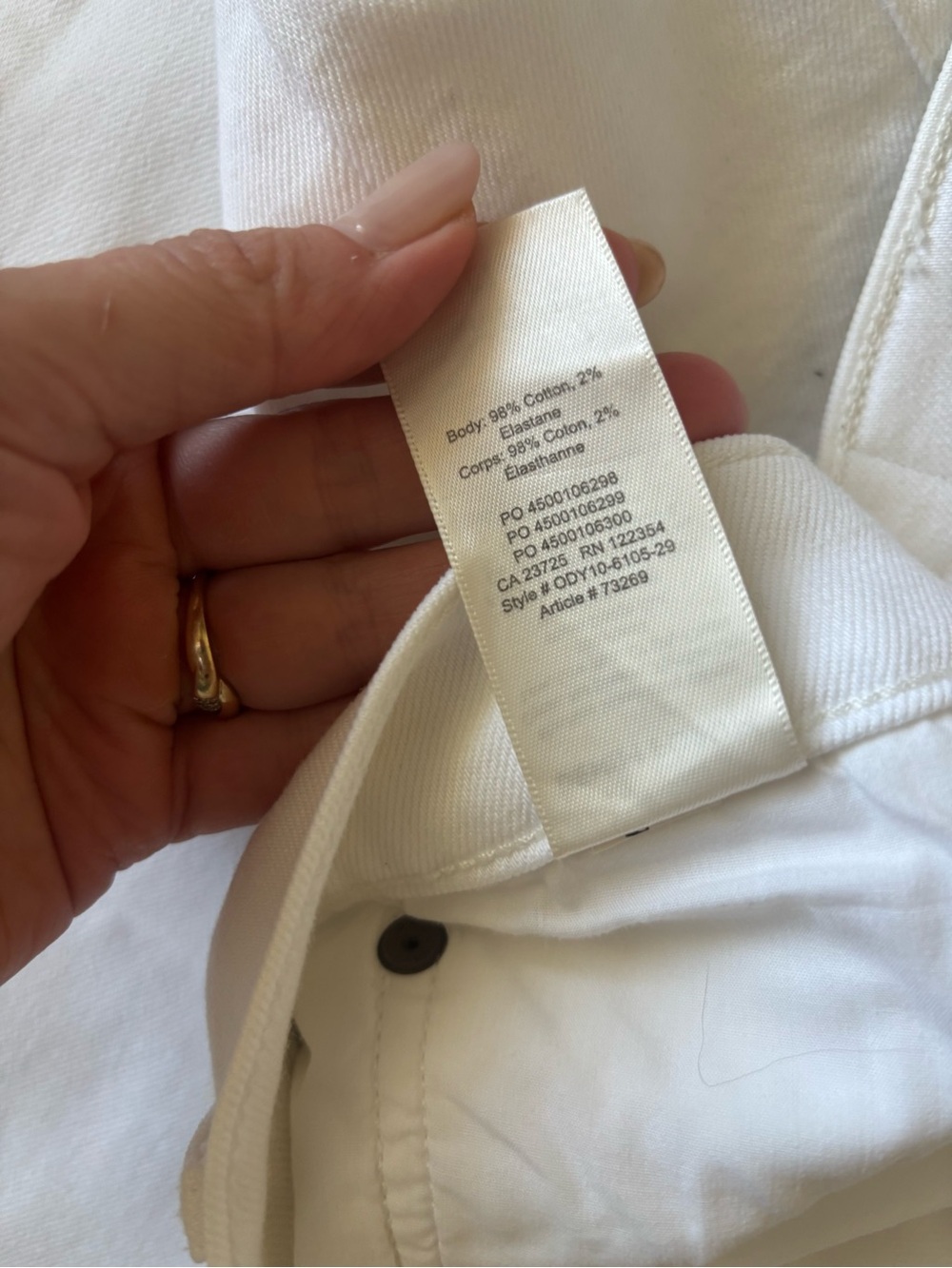 ⚪️Denim Forum Arlo High-Rise Straight White Women’s Jeans⚪️ - Picture 5 of 7